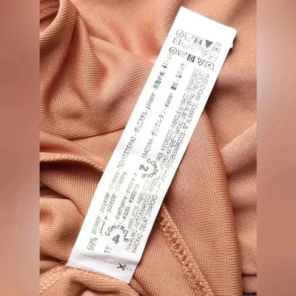 ❤️2/$30❤️[M]Zara Collection Nude  V Neck Bodysuits-NWOT - Picture 8 of 8